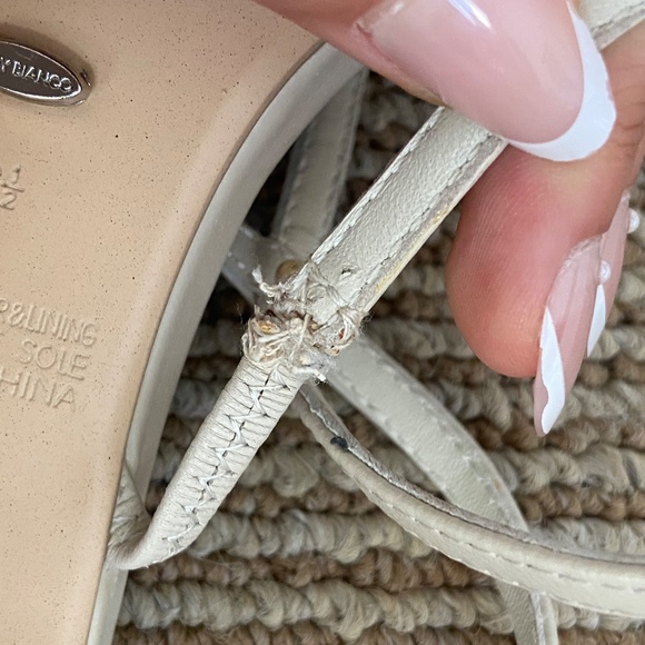 Tony Bianco cream studded strappy heels - Picture 8 of 9